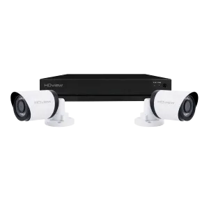 ESP SHDV4KB2W2TB HDview 4MP Super HD 4 Channel 2TB 2x White Bullet Camera Kit