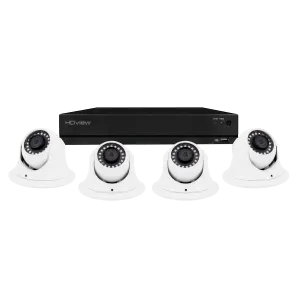 ESP SHDV8KD4W8TB HDview 4MP Super HD 8 Channel 8TB 4x White Dome Camera Kit