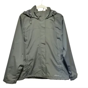 EUC | Eddie Bauer | Mesh Lined Rain Jacket | Olive Green | Size XL