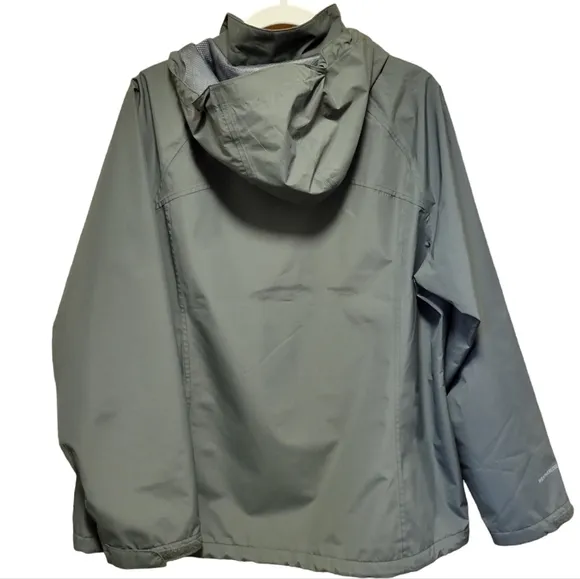 EUC | Eddie Bauer | Mesh Lined Rain Jacket | Olive Green | Size XL