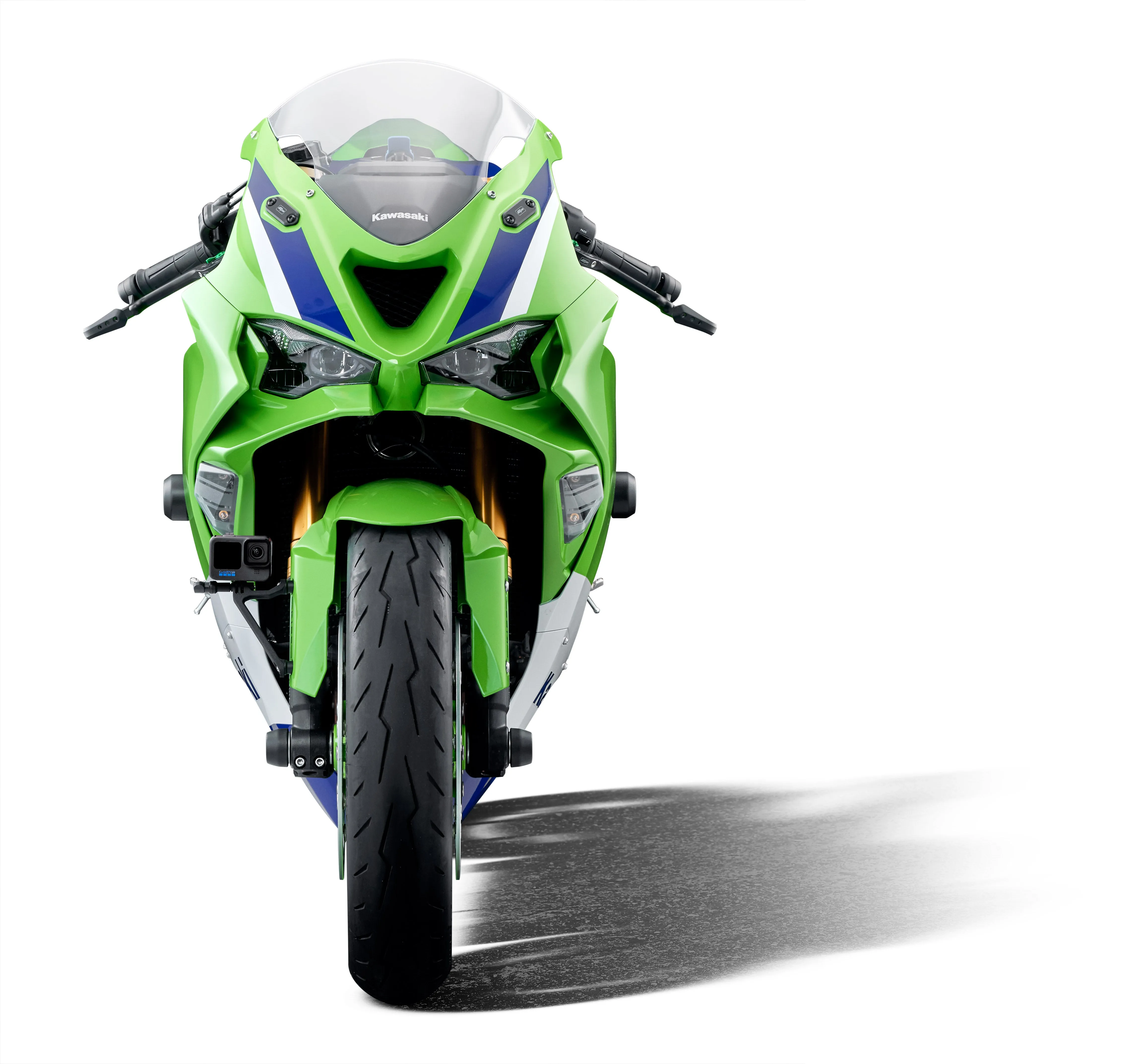 Evotech Action / Safety Camera Front Mudguard Mount - Kawasaki Ninja ZX-6R (2024 )