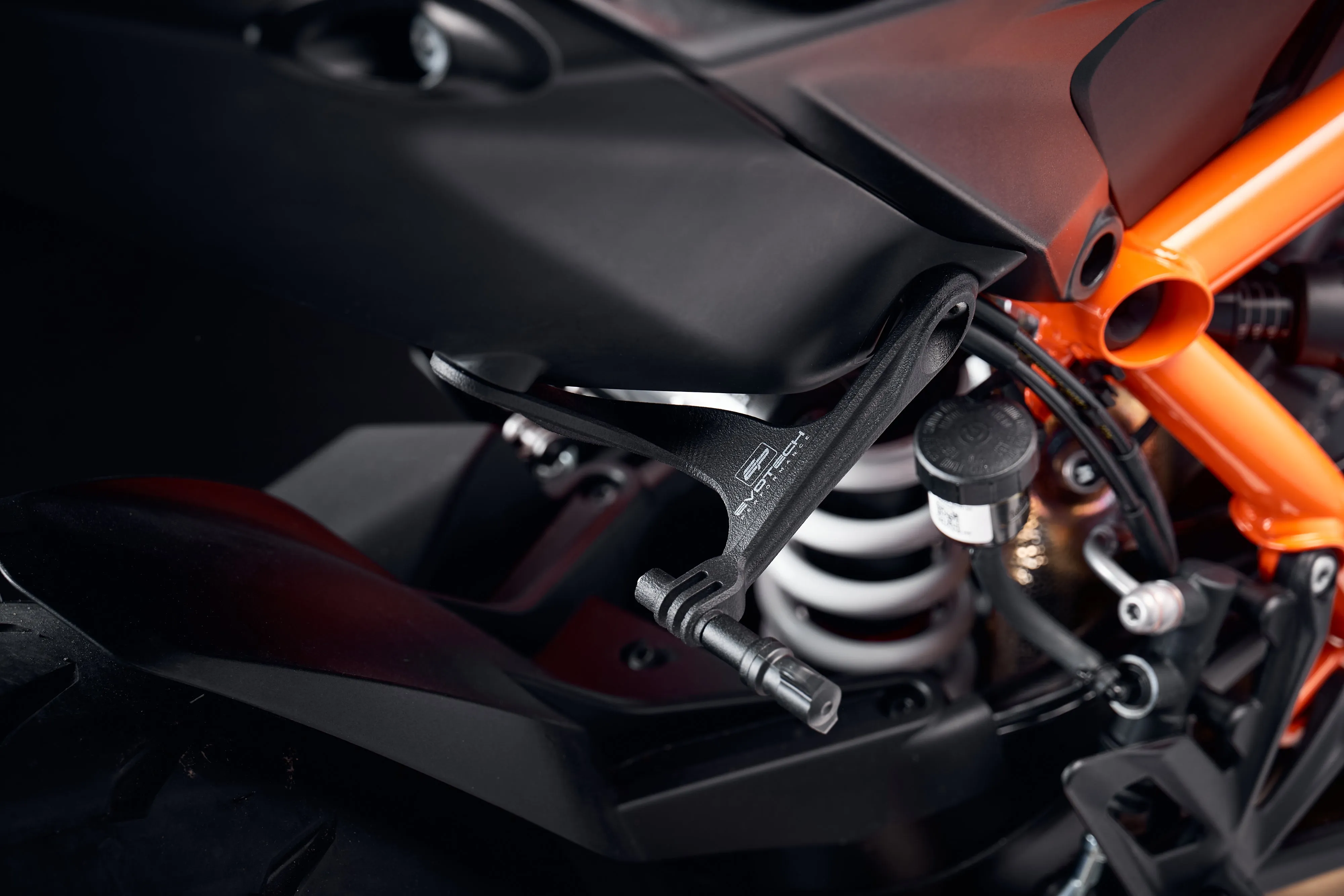 Evotech Footpeg Rear facing Action Camera Mount - KTM 1390 Super Duke R (2024 ) (Right-hand Side)