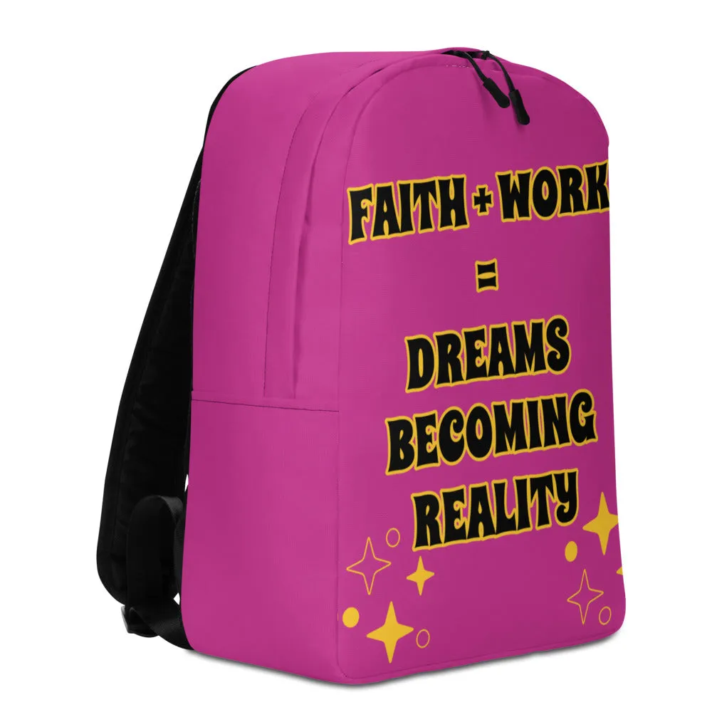Faith   Work Minimalist Backpack