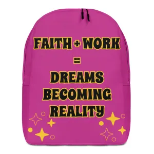 Faith   Work Minimalist Backpack