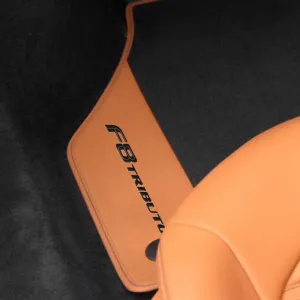 Ferrari F8 Colored Overmats with Vehicle Logo