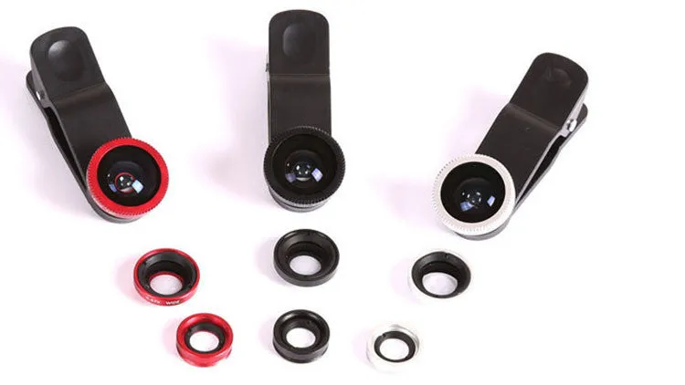 Fisheye Lens 3 in 1 (fish eye  wide angle  macro)