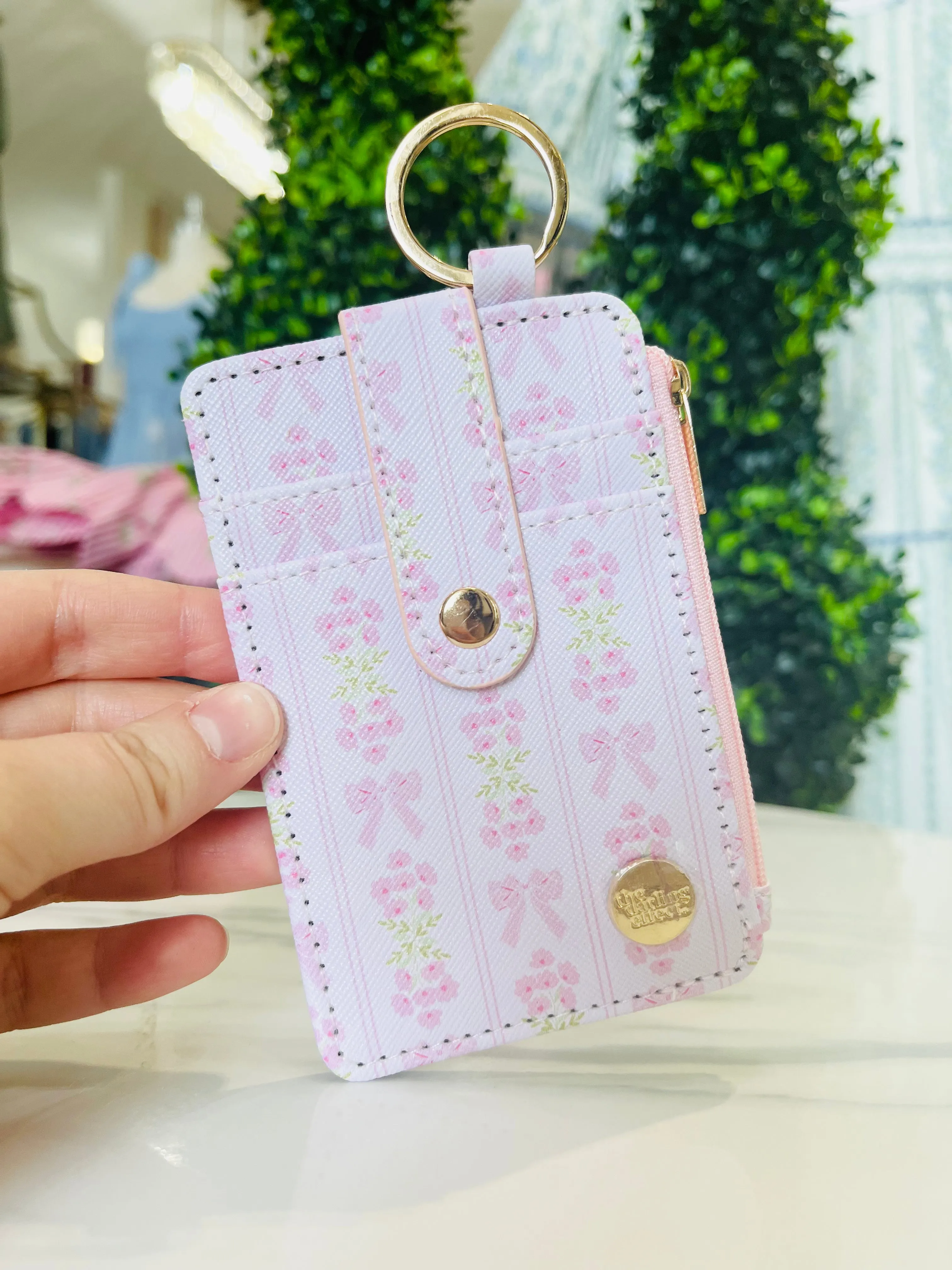 Floral Keychain Wallet