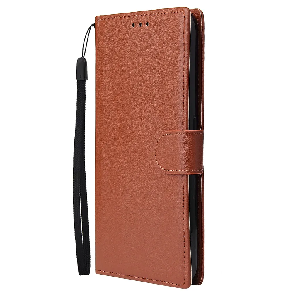 For Oppo A9 2020/Reno 2Z Cellphone Shell PU Leather Mobile Phone Cover Stand Available Anti-drop Elegant Smartphone Case Rose gold