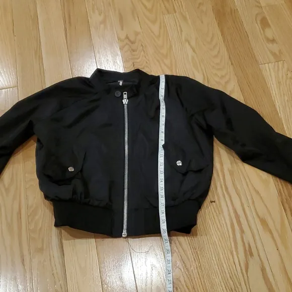 Free People midnight bomber jacket