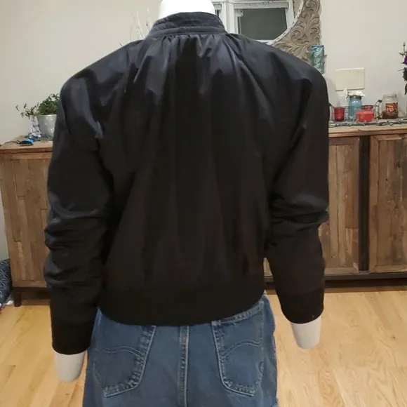 Free People midnight bomber jacket
