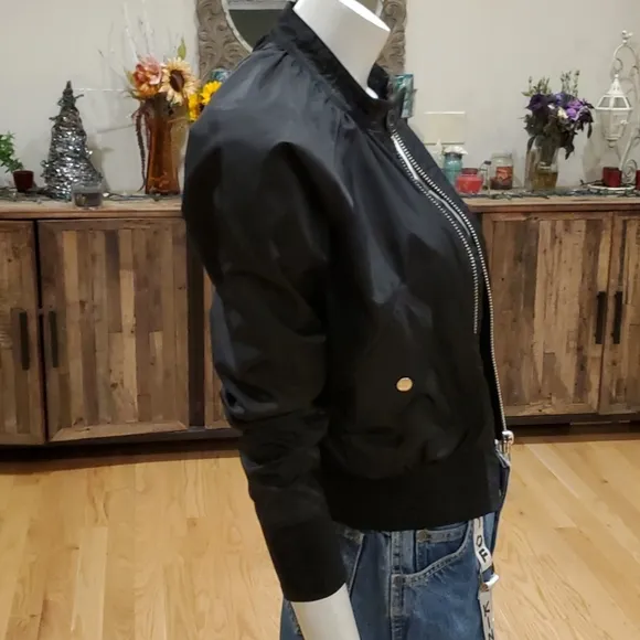 Free People midnight bomber jacket