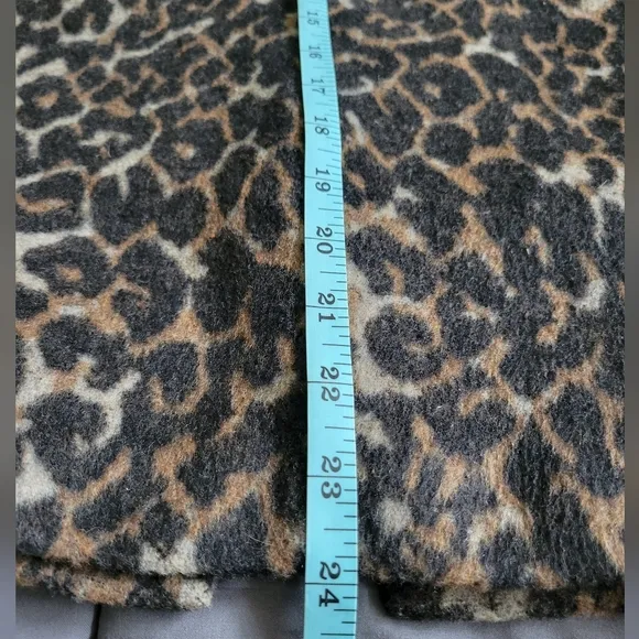 FRNCH | NWOT Hot Black/Tan Leopard Print Pencil Skirt (SIZE S)