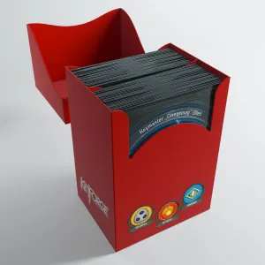 Gamegenic Deck Box: Keyforge Gemini - Red (80ct)