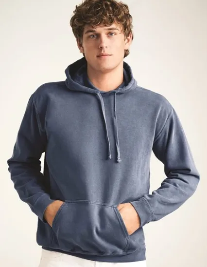 Garment-Dyed Hooded Sweatshirt