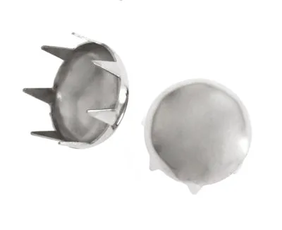 GARMENT STUDS DOME NICKEL 13MM