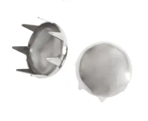 GARMENT STUDS DOME NICKEL 13MM