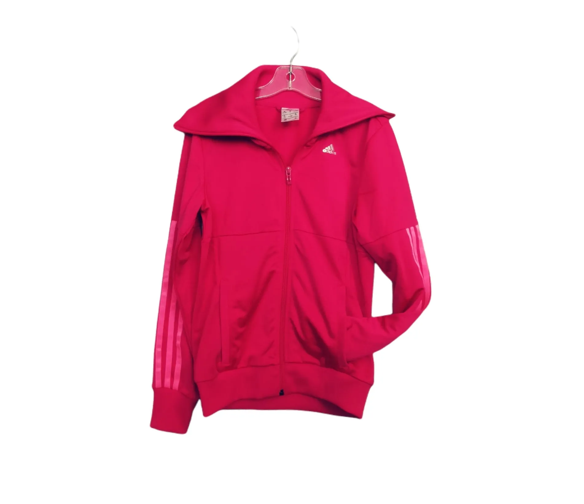 GIRL SIZE MEDIUM (11/12 YEARS) - ADIDAS, Zippered Athletic Jacket EUC B36