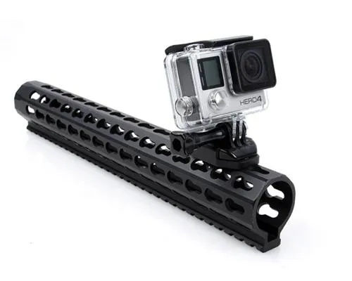GoPro Aluminum KeyMod Mount for Hero 1 / 2 / 3 / 3  / 4 Camera - Black