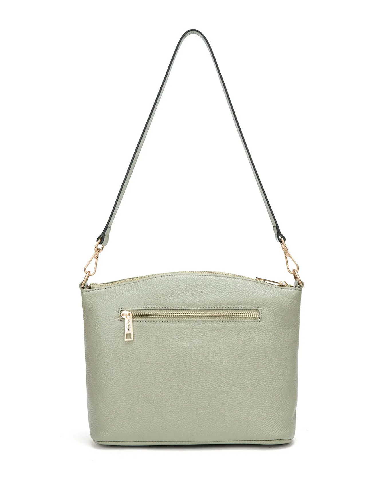 GRACE LEATHER XBODY BAG- E1-0818-D-SAGE- SALE