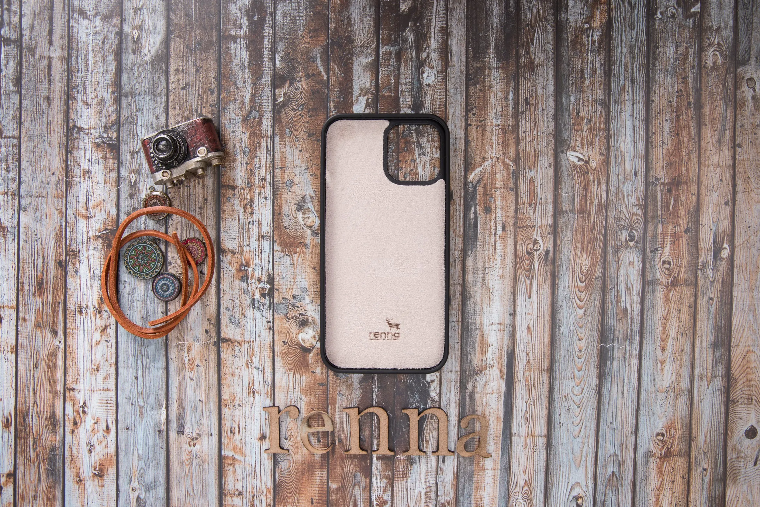 Grau Croco iPhone 12 PRO MAX (6.7") Case Genuine Leather case, handmade leather case Flex Cover