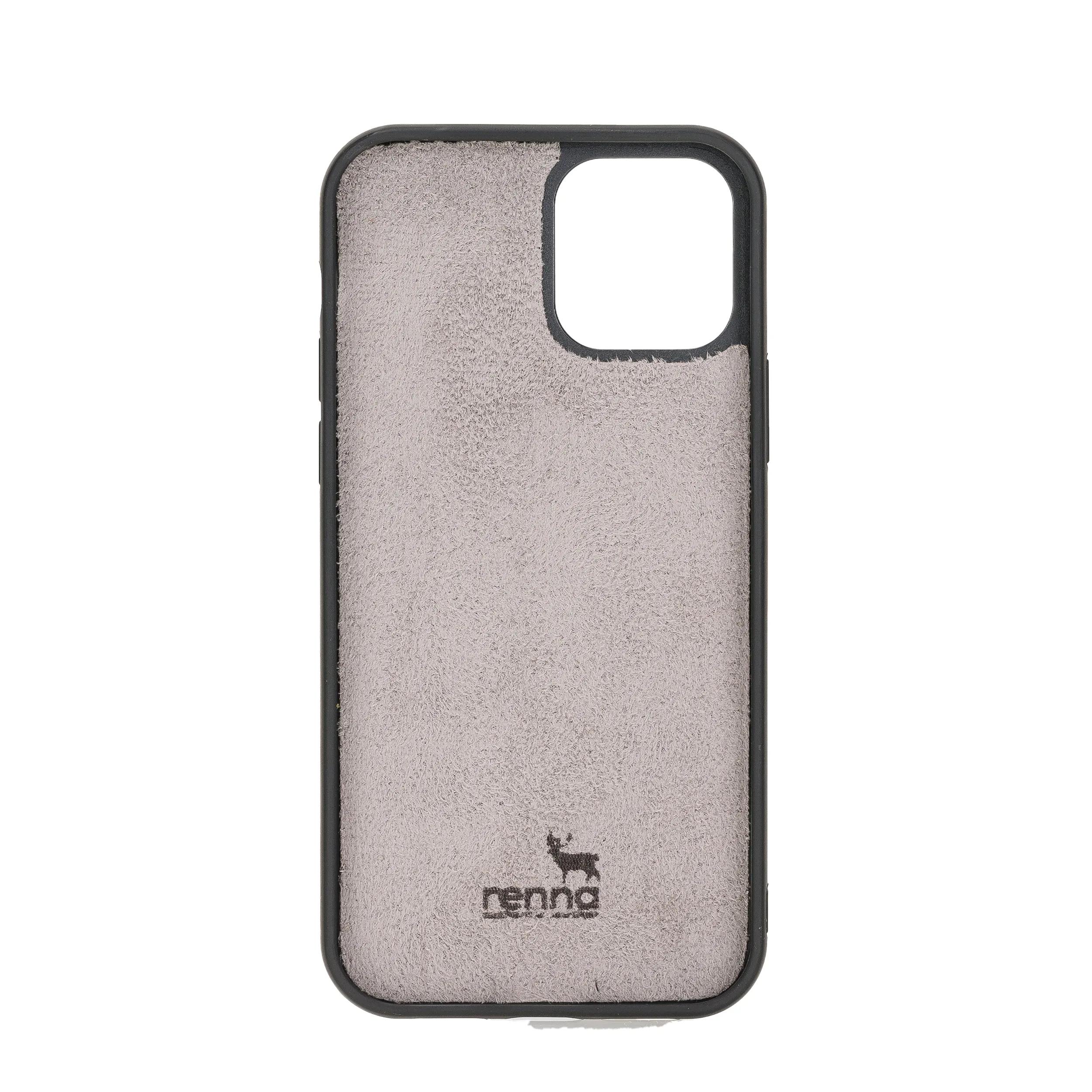 Grau iPhone 12 PRO (6.1") Case Genuine Leather case, handmade leather case Flex Cover