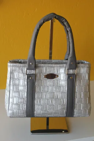 GRAY & SILVER MONROE PURSE