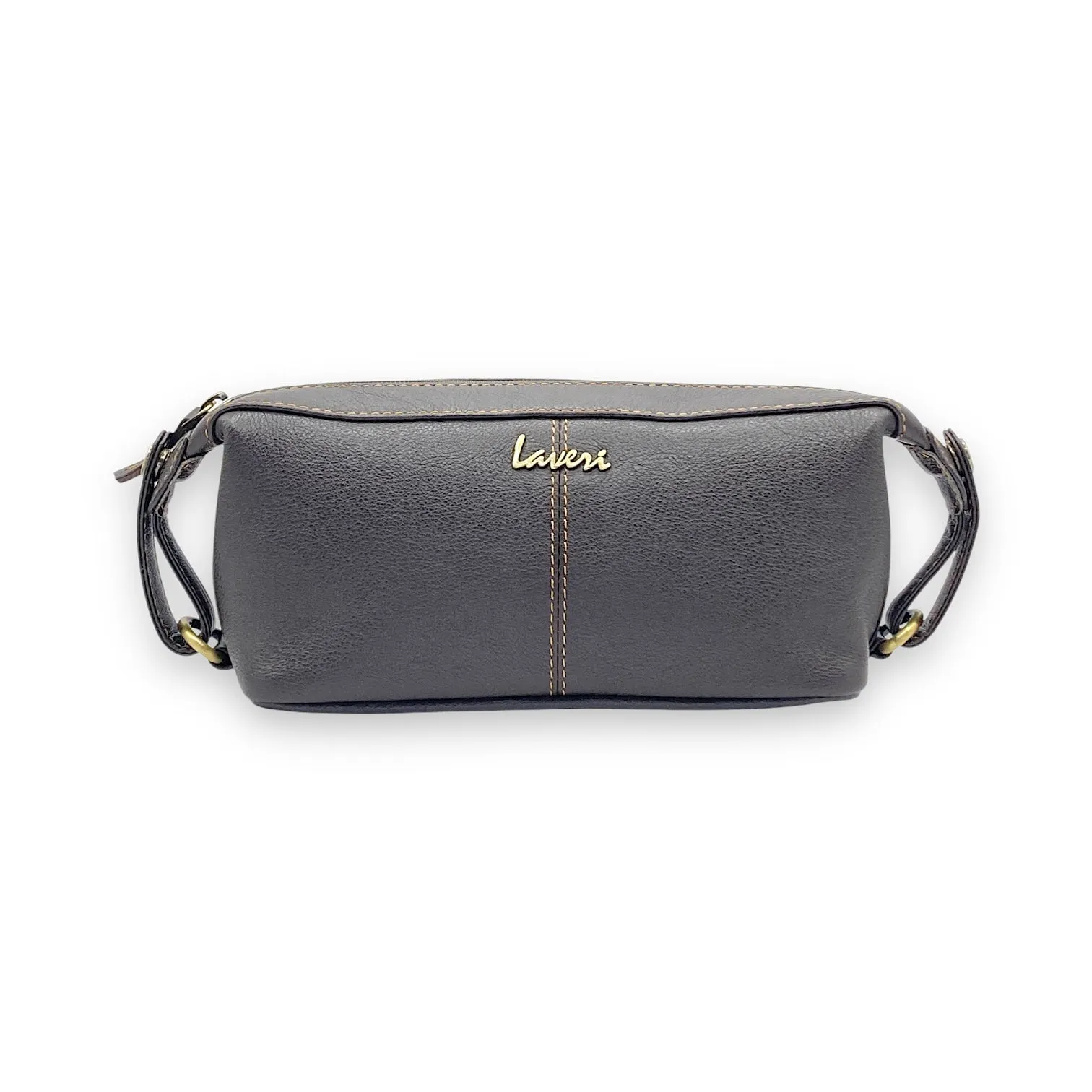 Hand Pouch, Wash Bag, Toiletry, Genuine Leather 2607SN