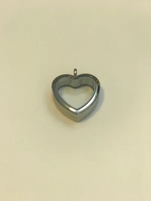 Heart PEARL/GEM LOCKET Stainless Steel
