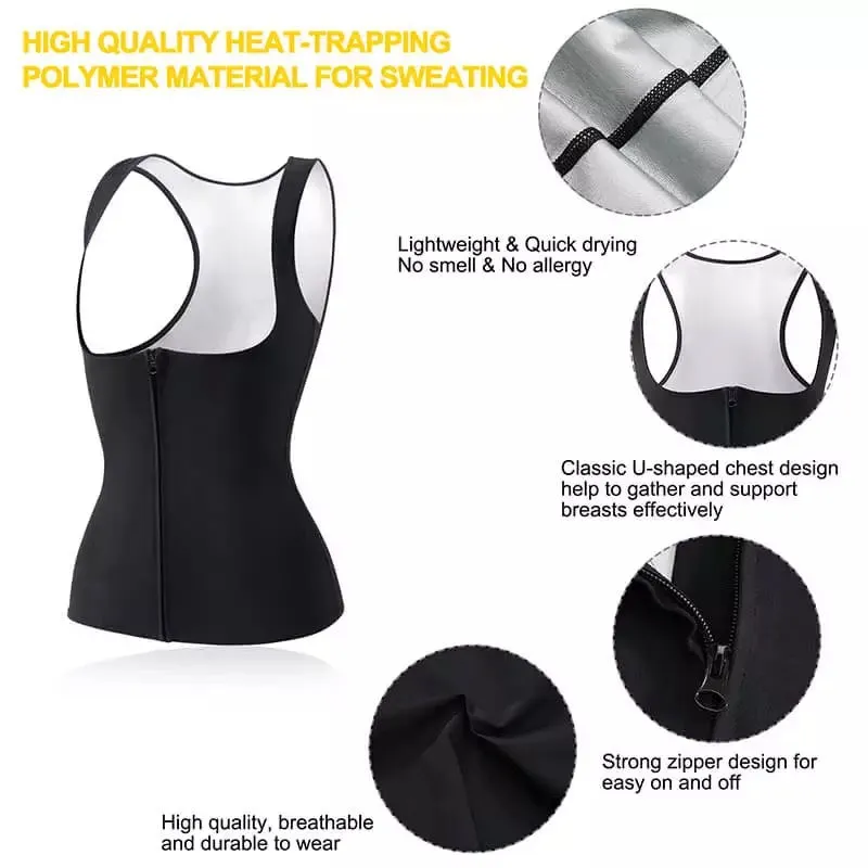 Heat-Trapping Vest - Sauna Vest