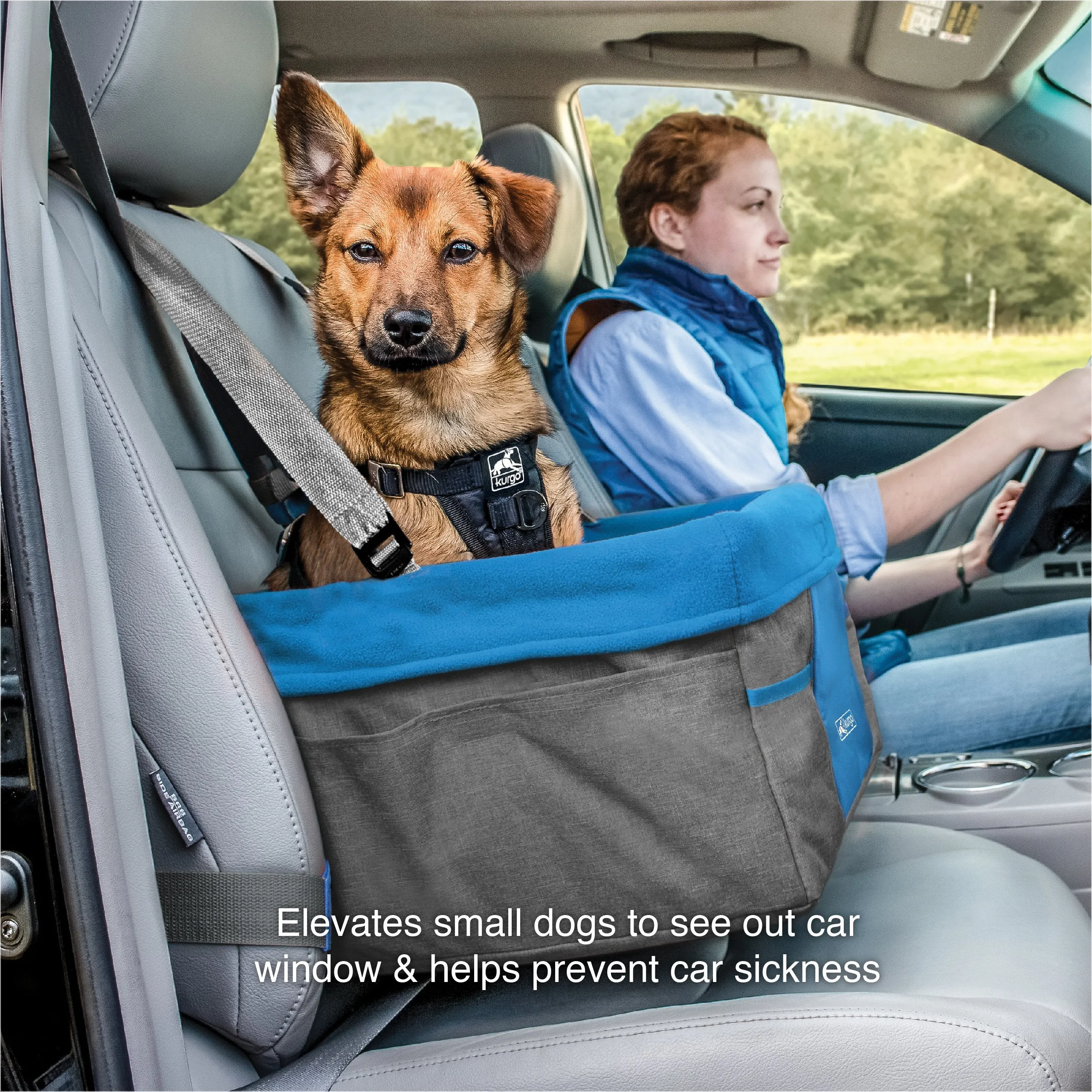Heather Dog Booster Seat