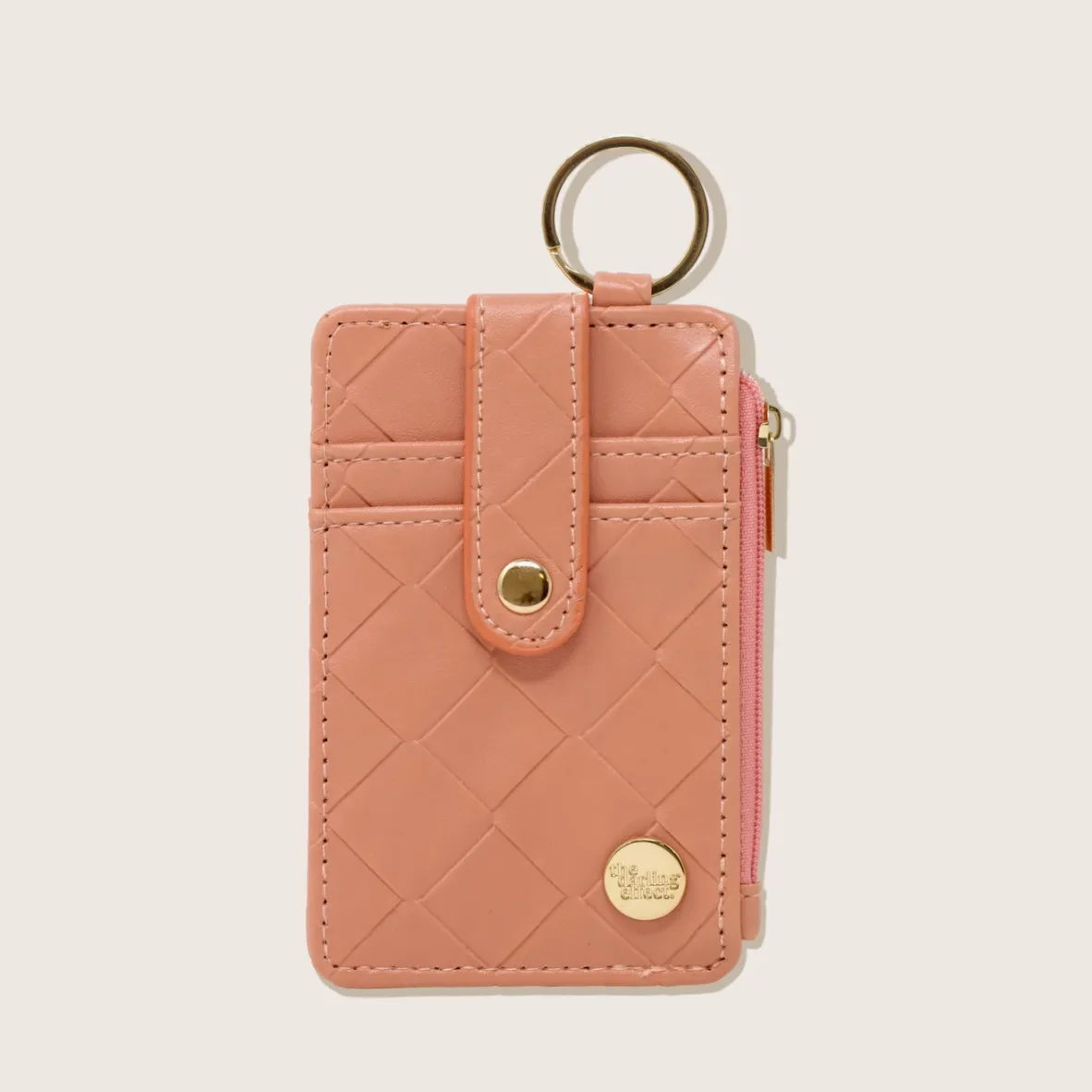 Highly Essential Keychain Woven Card Wallet