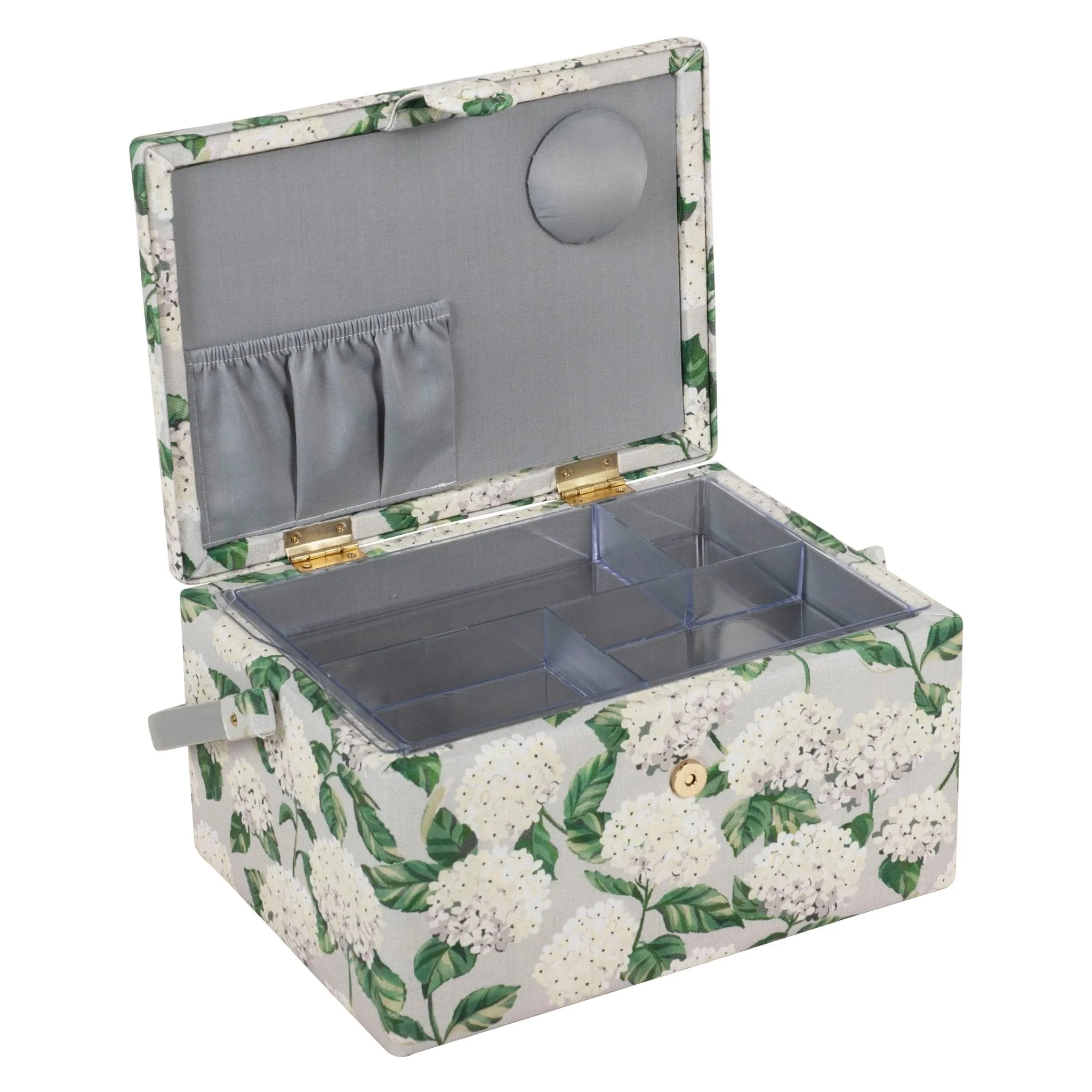 Hobby Gift | Medium Sewing Box | Hydrangea