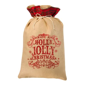 Holly Jolly Christmas with Plaid Cuff