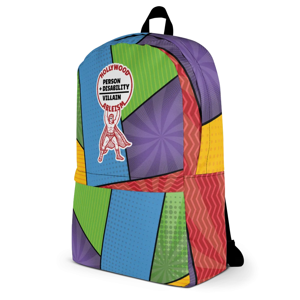 Hollywood Ableism: Person   Disability = Villain (Backpack Comic Pattern)