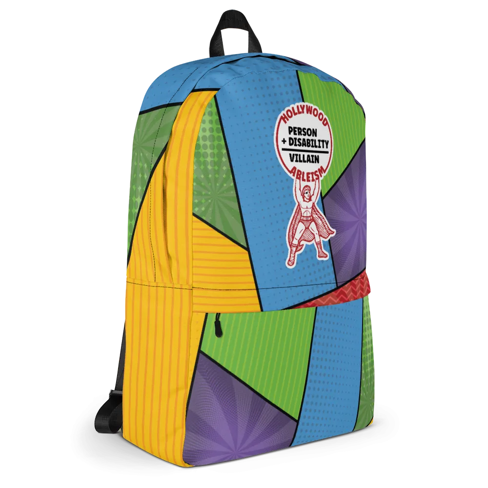 Hollywood Ableism: Person   Disability = Villain (Backpack Comic Pattern)