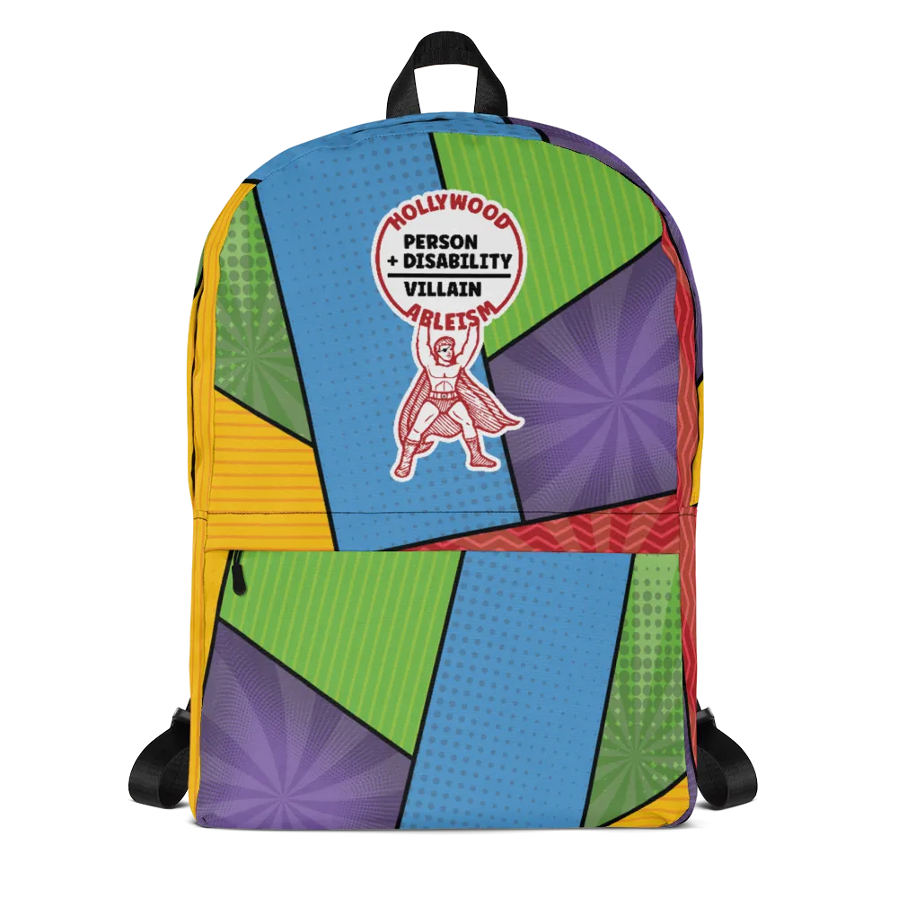 Hollywood Ableism: Person   Disability = Villain (Backpack Comic Pattern)