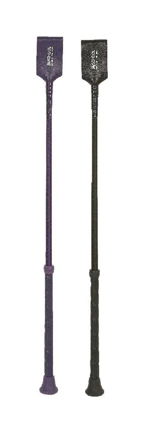 HySCHOOL Leather Horse Riding Whip