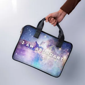 I Am Abundant Laptop Sleeve With Handle