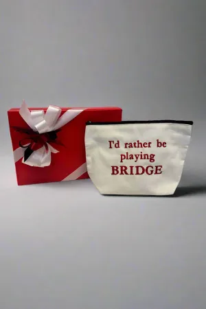 'I'd Rather be playing Bridge' Bag