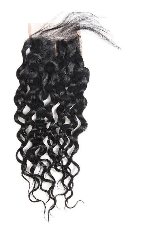Indian Water Wave 4"x4" Lace Closure