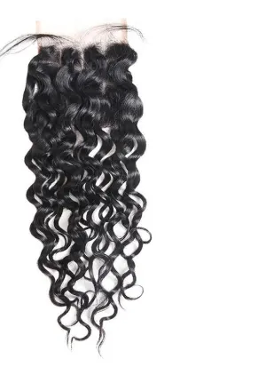 Indian Water Wave 4"x4" Lace Closure