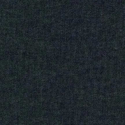 Indigo Black Washed Denim  -- Robert Kaufman