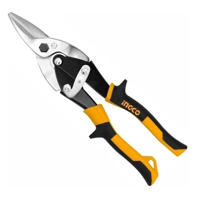 Ingco 10" Straight Aviation Snip with Soft Grip Handle – HTSN0110S