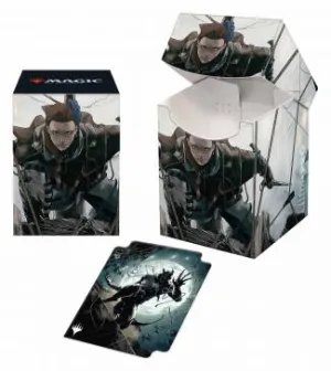 Innistrad Midnight Hunt 100  Deck Box V2 featuring Suspicious Stowaway for Magic: The Gathering