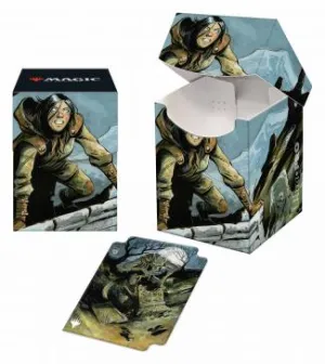 Innistrad Midnight Hunt 100  Deck Box V3 featuring Graveyard Trespasser for Magic: The Gathering