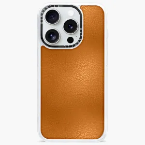 iPhone 14 Pro Case Classic Leather — Ruddy Brown