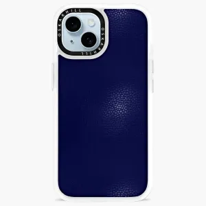 iPhone 15 Plus Case Classic Leather — Night Blue