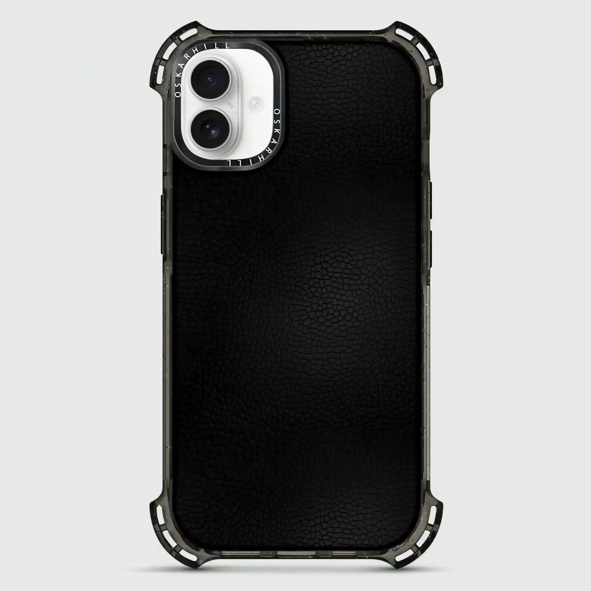iPhone 16 Plus Case Bounce Leather — Smoky Black