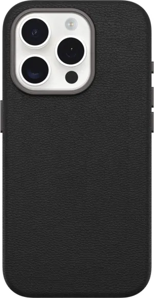 iPhone 16 Pro Max Otterbox Symmetry Cactus Leather w/MagSafe case - Black - Noir Ash