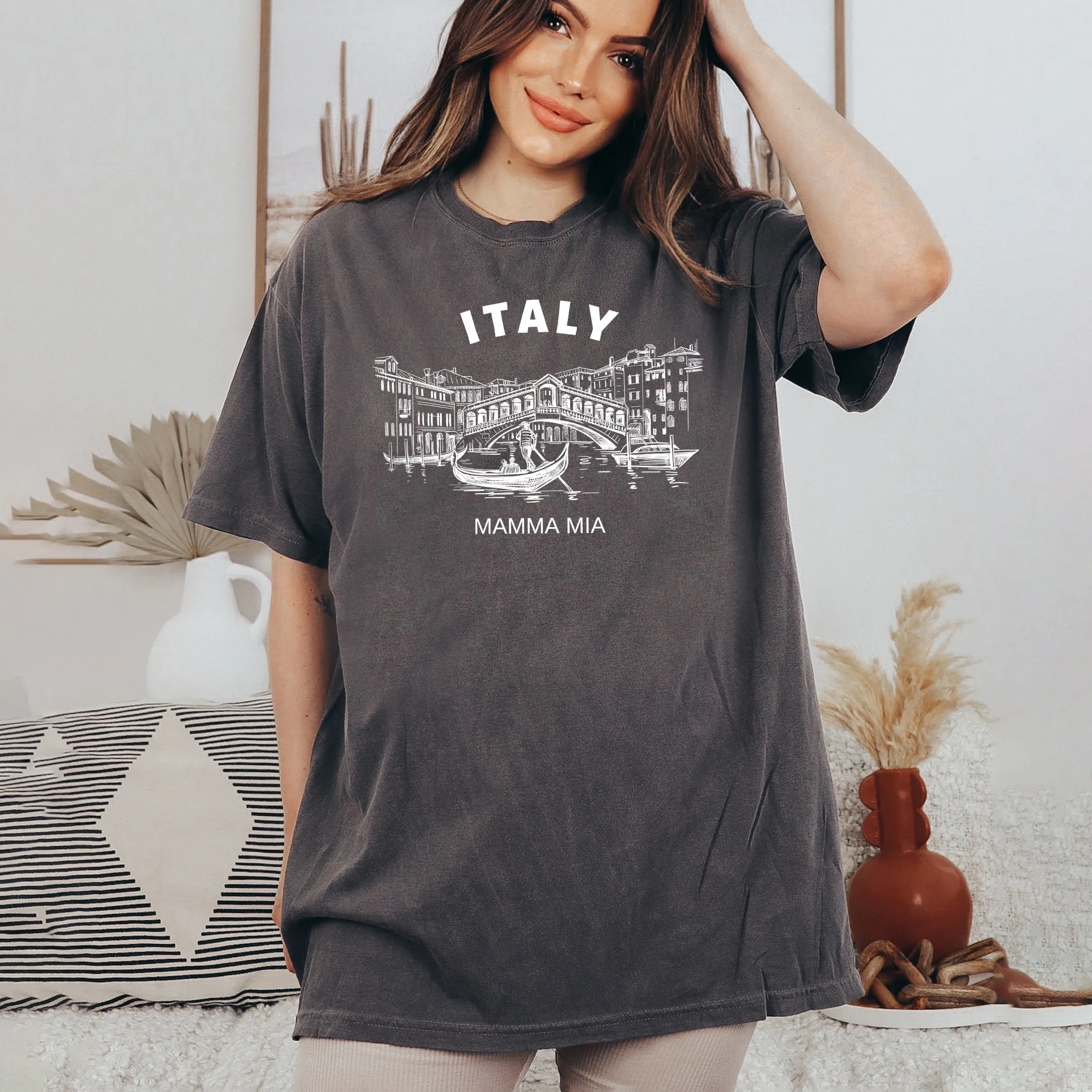 Italy Canal | Garment Dyed Tee